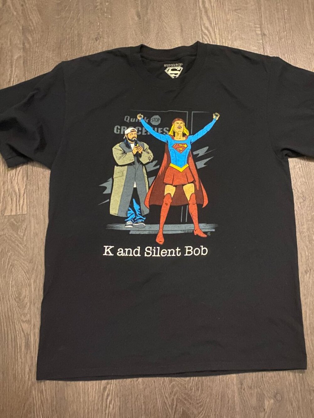 RARE Supergirl TV Series Kevin Smith Directed Episode Crew Gift T-Shirt size L